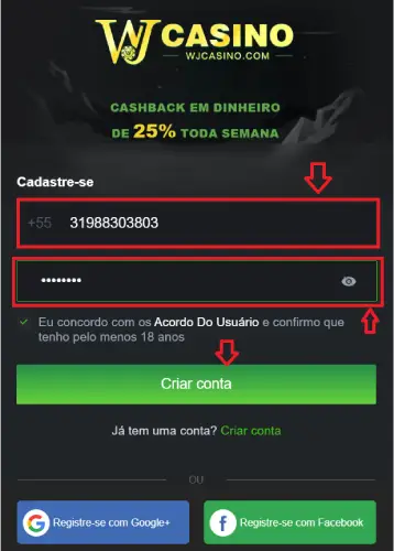 wjcasino login